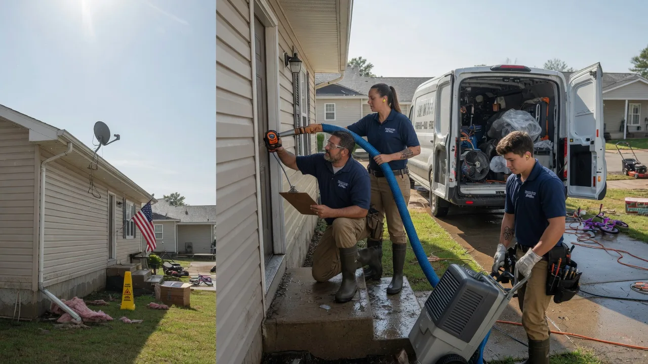 Ceiling Water Damage Restoration in Gas City, IN near me